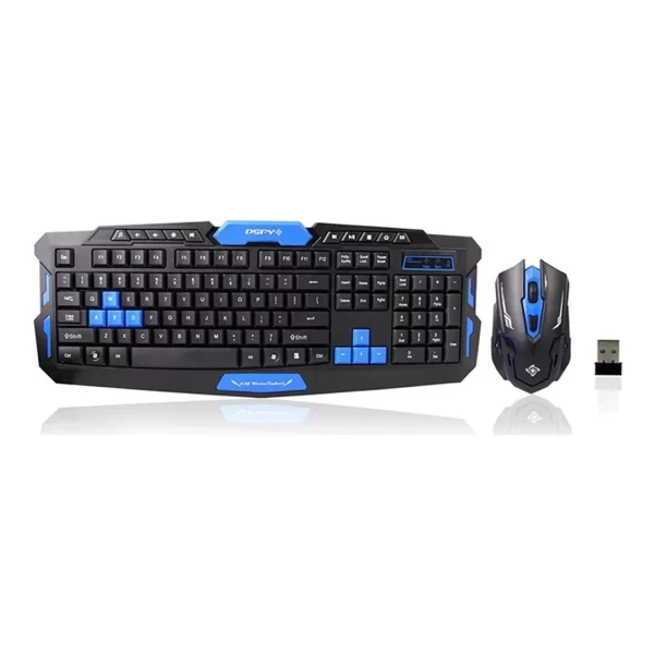 COMBO TECLADO + MOUSE INALAMBRICO GAMER HK8100 (2)